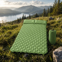 Aufblasbare Doppel-Campingmatte | Doppelrast