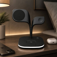 3 in 1 MagSafe Ladestation | Magnetisches Wireless Ladegerät für iPhone, Apple Watch & AirPods | Magnetia