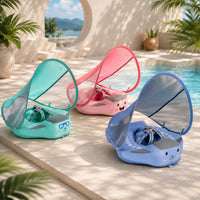 Baby Schwimmring mit Sonnendach | Sonnenwiege