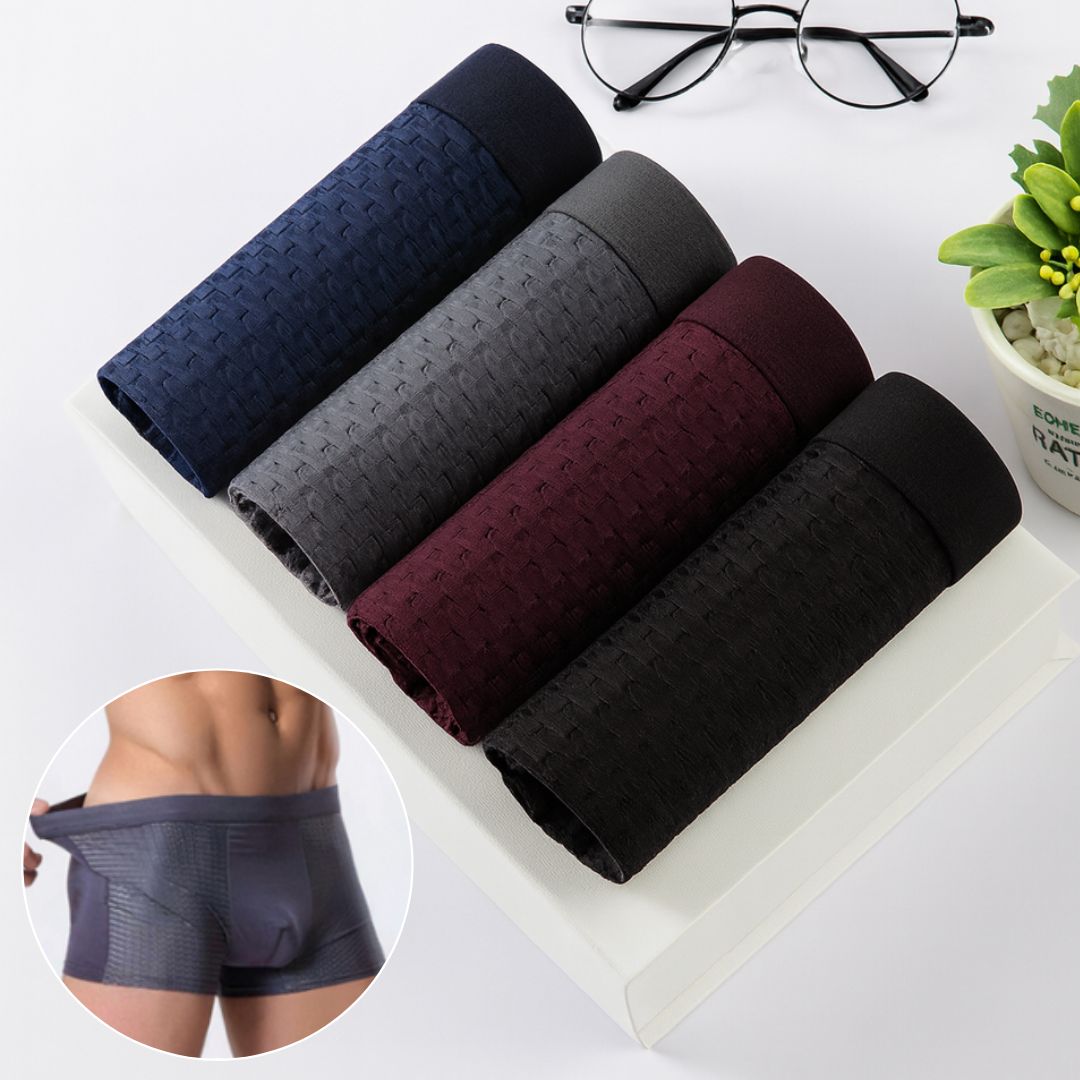 Boxershorts für Herren | Bambus Unterhosen Set | Unterwäsche Herren