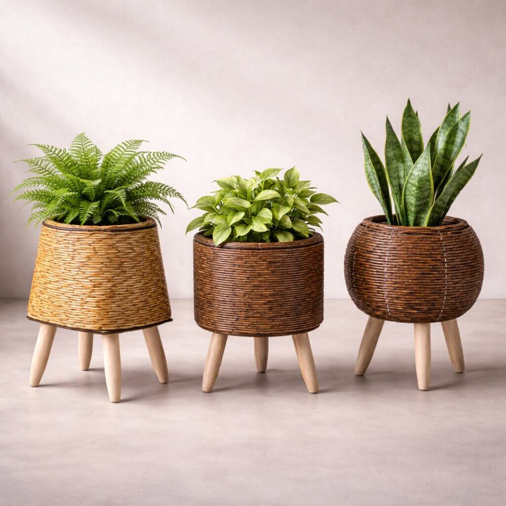 Blumentopf | Mit Füßen | Für Innen & Außen