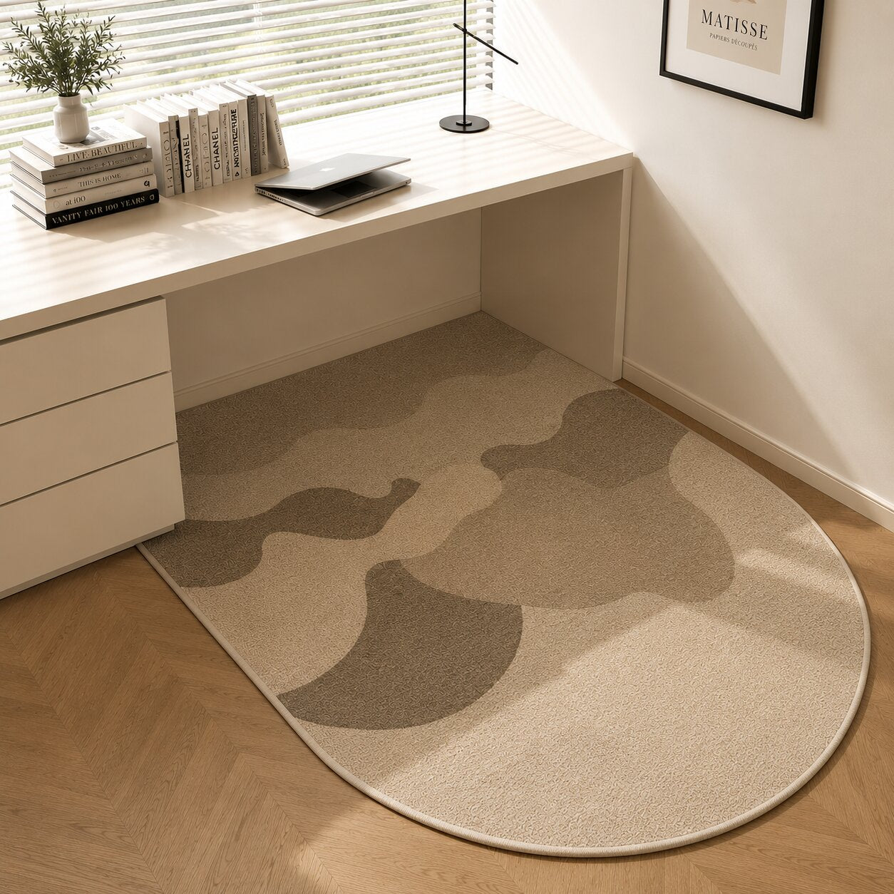 Bodenschutzmatte Bürostuhl | Stuhlunterlage Bodenmatte für Parkett, Laminat & Teppich