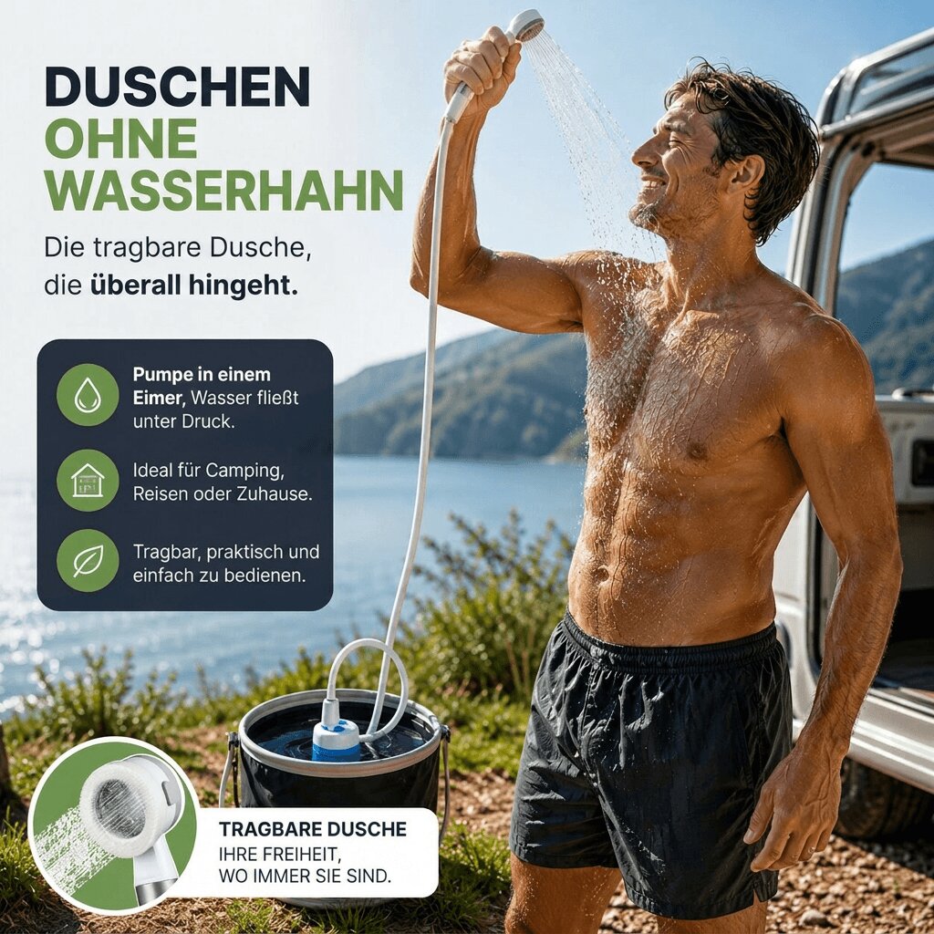 dusche für camping mit Akku Duschpumpe Chaffing Gear Size:16”Wx6’L E-City Fatbike Faltbar E-Bike Doona Toys