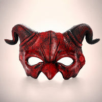 Dämonen Maske mit Hörnern
