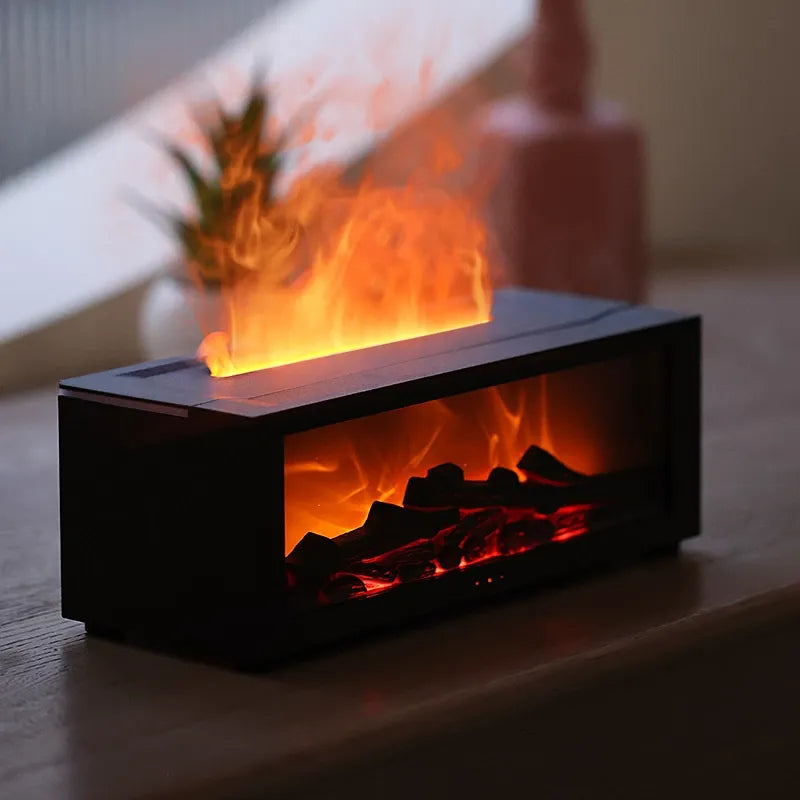 Aroma Diffuser | Elektrische Duftlampe mit Flammenoptik