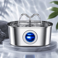 Edelstahl Trinkbrunnen für Katzen | Edelquell