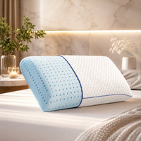 Ergonomisches Nackenstützkissen mit Kühlgel | Kühlkontur