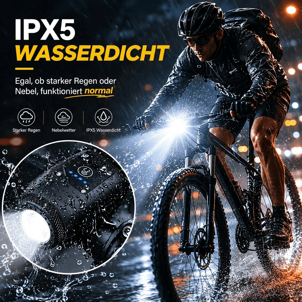 Fahrradlicht mit Hupe