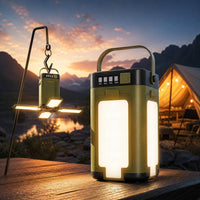 Faltbare Solar Outdoor Lampe | LED Campinglampe mit Powerbank | Sonnklapp