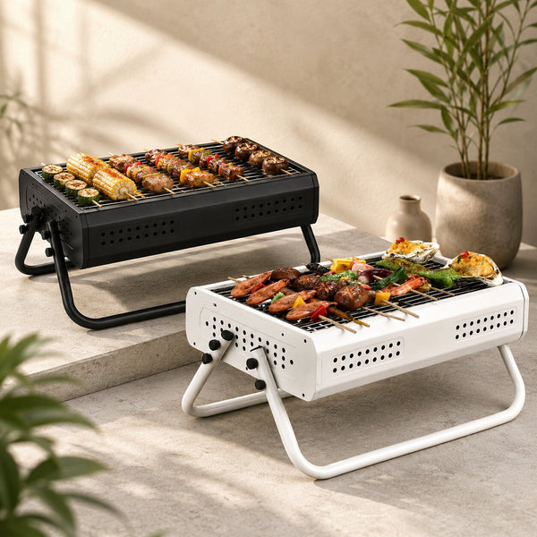 Holzkohlegrill faltbar | Campinggrill | Tragbares Design