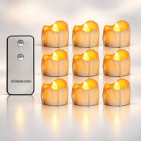 Candele LED senza fiamma con telecomando | Gleamnoel