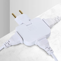 Flachstecker | Dreifach Flache Steckdose | FlexiPlug