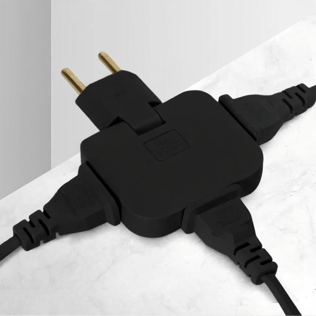 Flache Flachstecker | Dreifach Flache Steckdose | FlexiPlug – Cendura Deutschland
