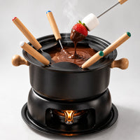 Chocolate & Cheese Fondue Set with 6 Forks | Fondelux
