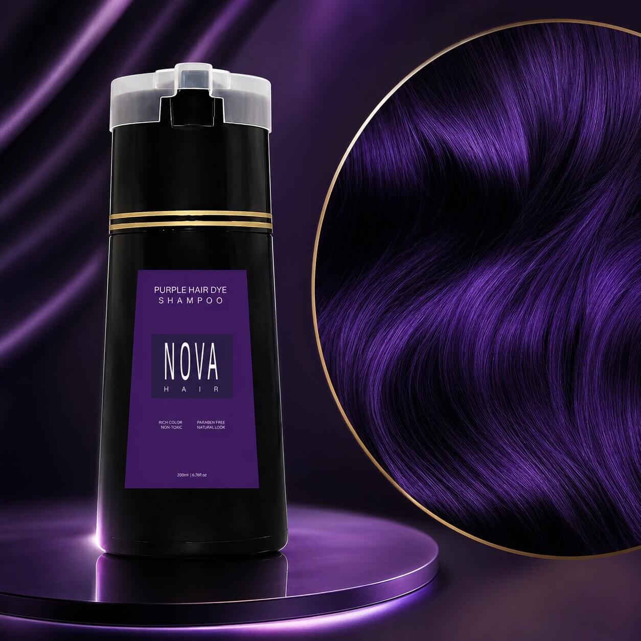 Haarfarbe gegen graue Haare | Tönungsshampoo ohne Ammoniak