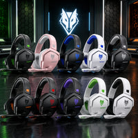 Gaming Headset mit Mikrofon | Kopfhörer mit Noise Cancelling | HunterX