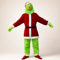Grinch Halloween Kostüm im Weihnachtslook