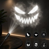 Halloween Projektor mit wechselbaren Gruselmotiven