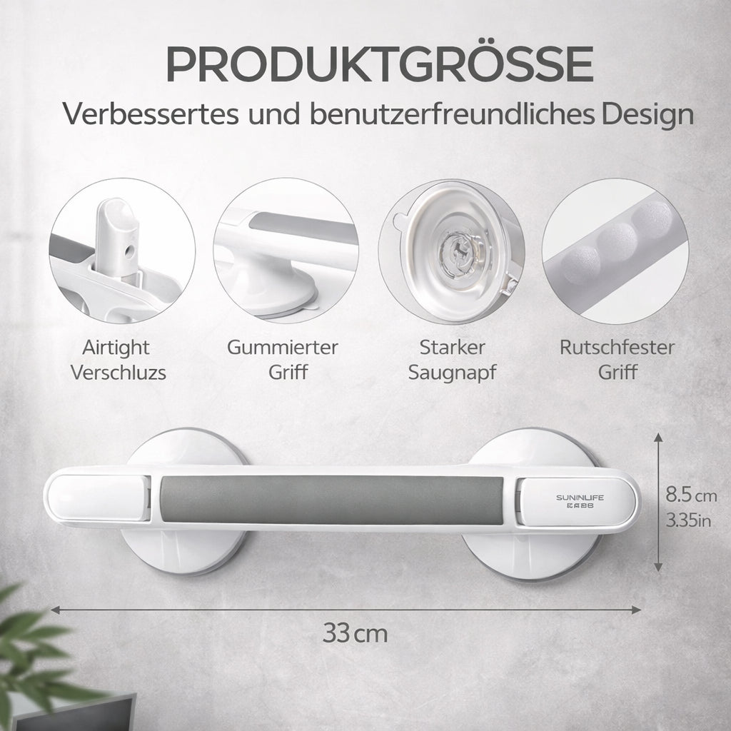 Haltegriff für Dusche, Badewanne oder Toilette