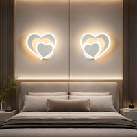 Modern LED wall light for interiors | Herzglanz