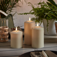 Candele LED da esterno | Candele con timer | 3 pezzi | KerzenNest
