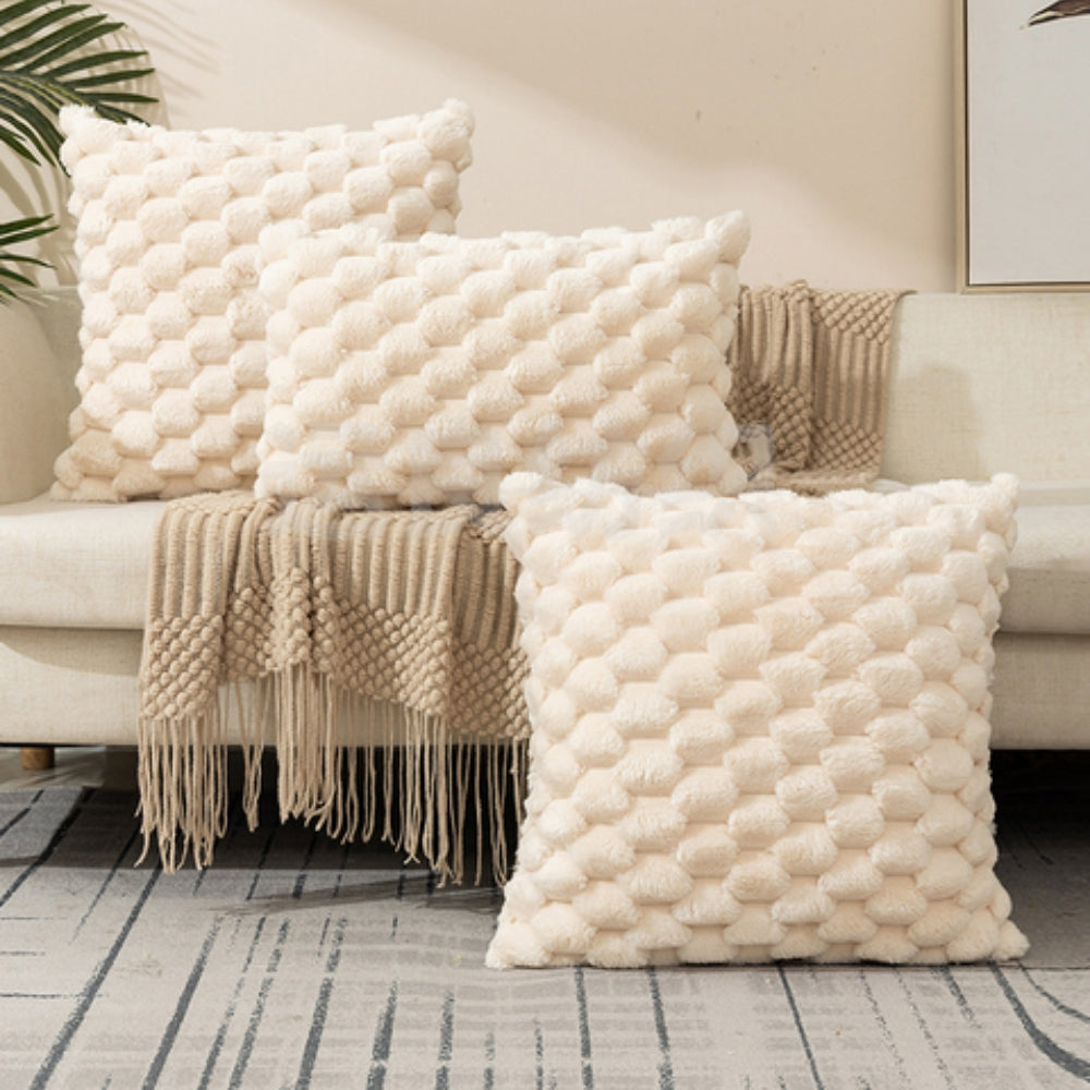Kissenbezug | Flauschig | 3D Struktur