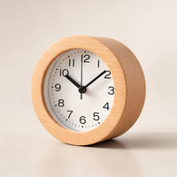 Leiser Holz Wecker ohne Ticken | Buchenklang