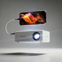 Mini Beamer für Zuhause und Outdoor | Tragbarer Heimkino Projektor | Leinwandia