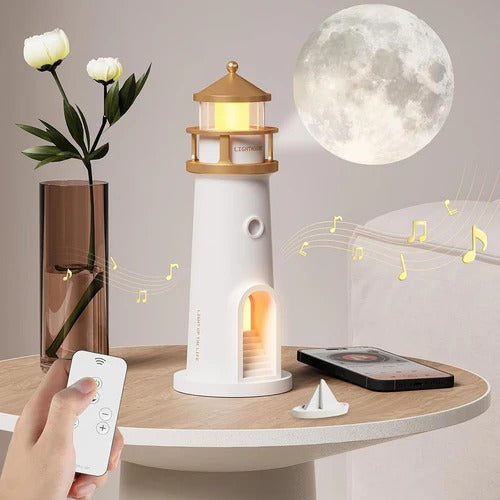 Moonlight projector | Night light with Bluetooth speaker | USB