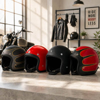 Motorradhelm | Jethelm Vintage Look  | Eisenhelm