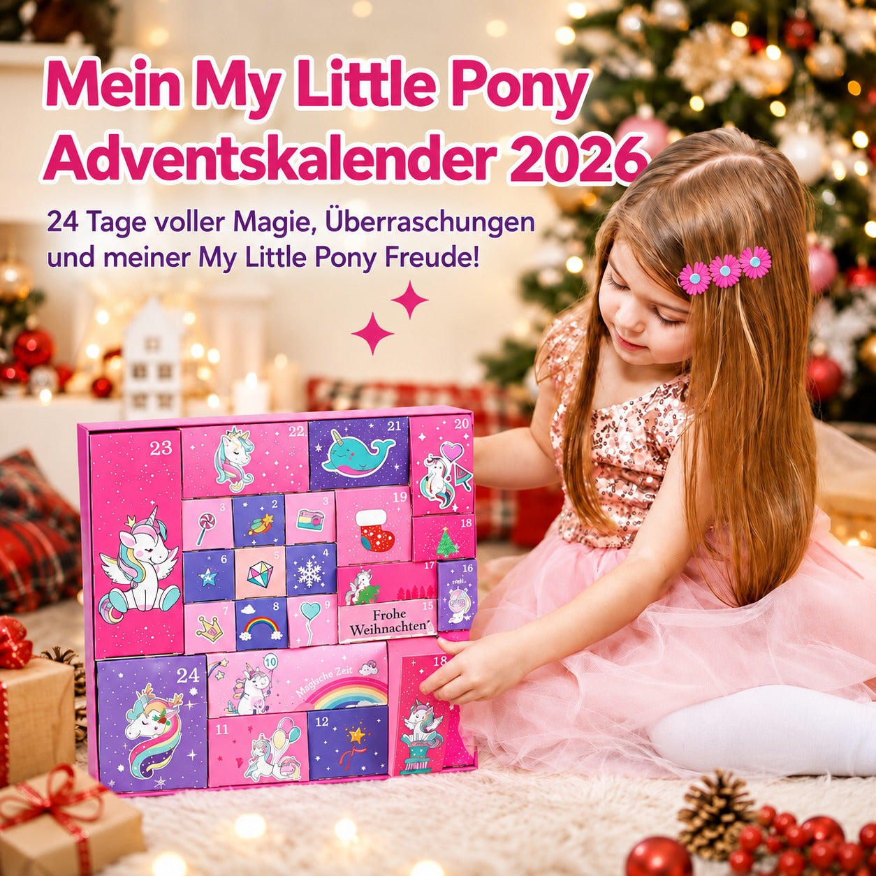 Advent Calendar for Children | My Little Pony Accessories | 24 Days ...
