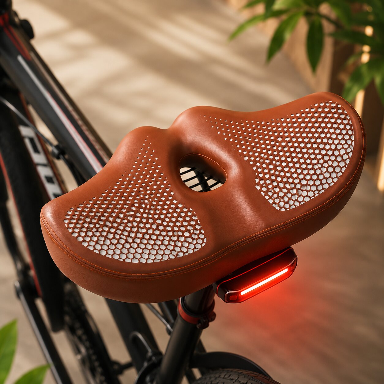 Fahrradsattel | Extra Breit | Doppelfederung