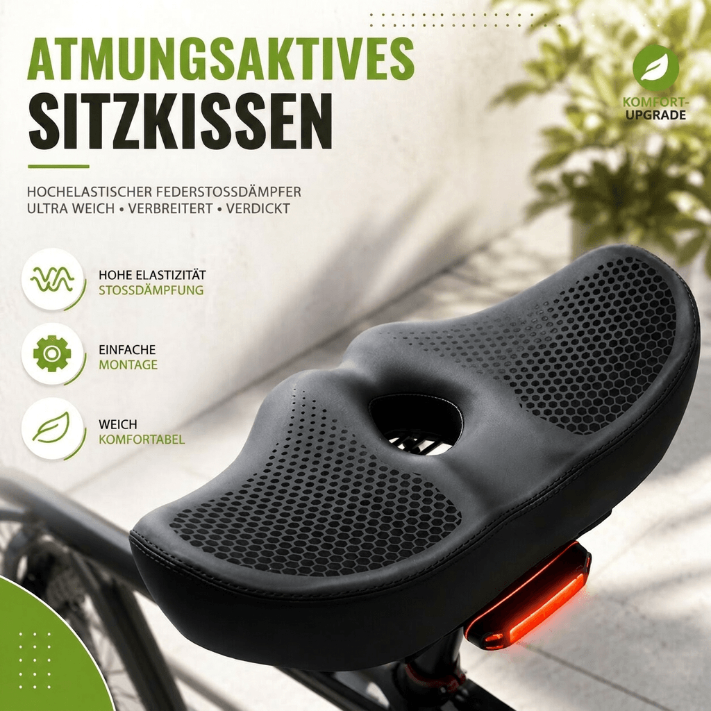 Noseless Fahrradsattel für mehr Komfort