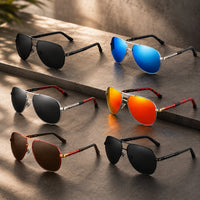 Polarisierte Piloten Sonnenbrille | Falkenblick