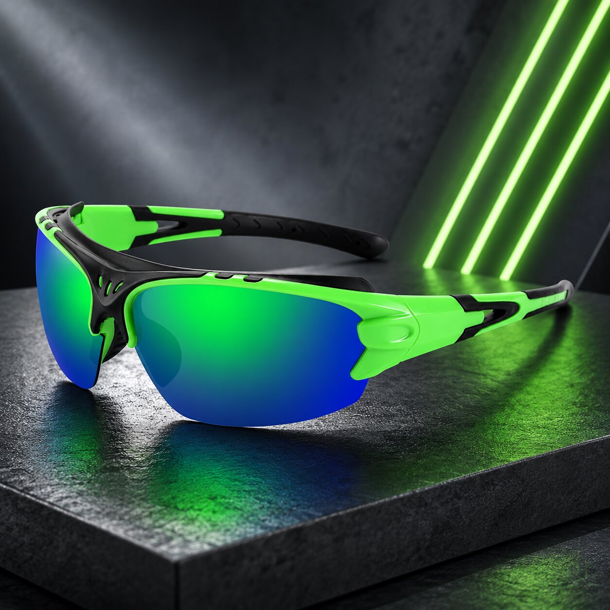 Polarisierte Sportsonnenbrille | UV400 Schutz | Leichtes Design