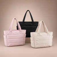 Puffer Schultertasche für Damen | Steppelle