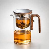 Teekanne aus Glas mit Sieb | PureTee