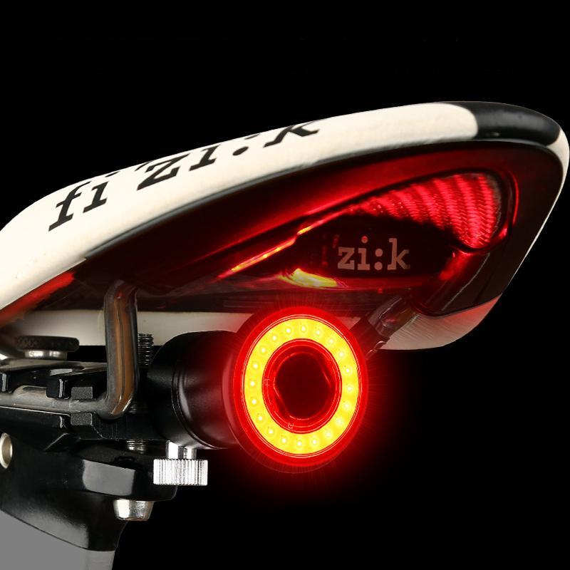 Rücklicht & Bremslicht für Fahrrad und Rennrad mit 6 Modi und Akku