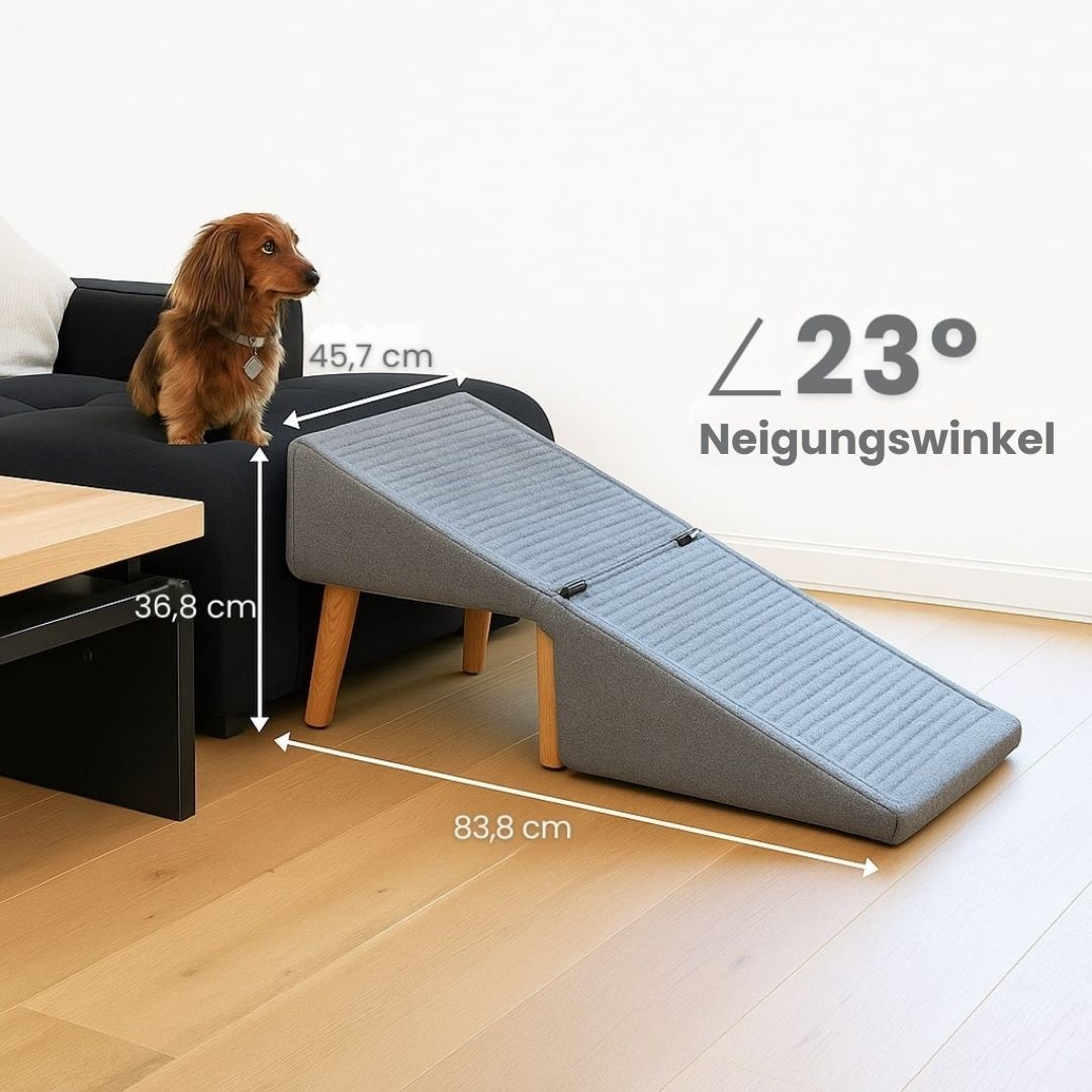 Hundetreppe für Bett & Sofa | Hunderampe & Hocker in einem