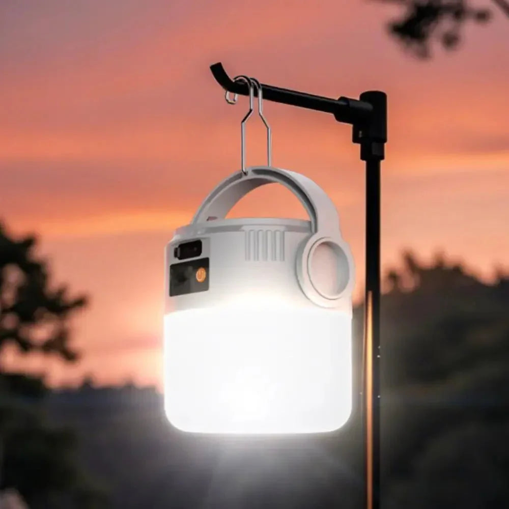 Solar Outdoor Lampe | Mit Akku | Für Camping & Stromausfall