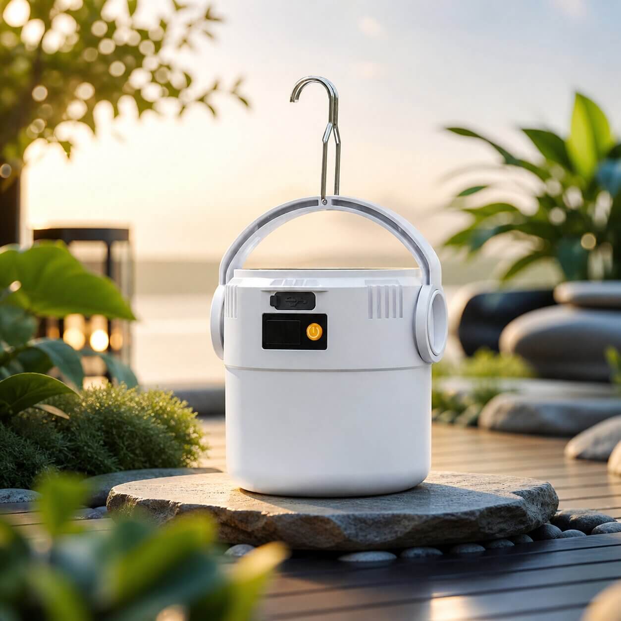 Solar Outdoor Lampe | Mit Akku | Für Camping & Stromausfall
