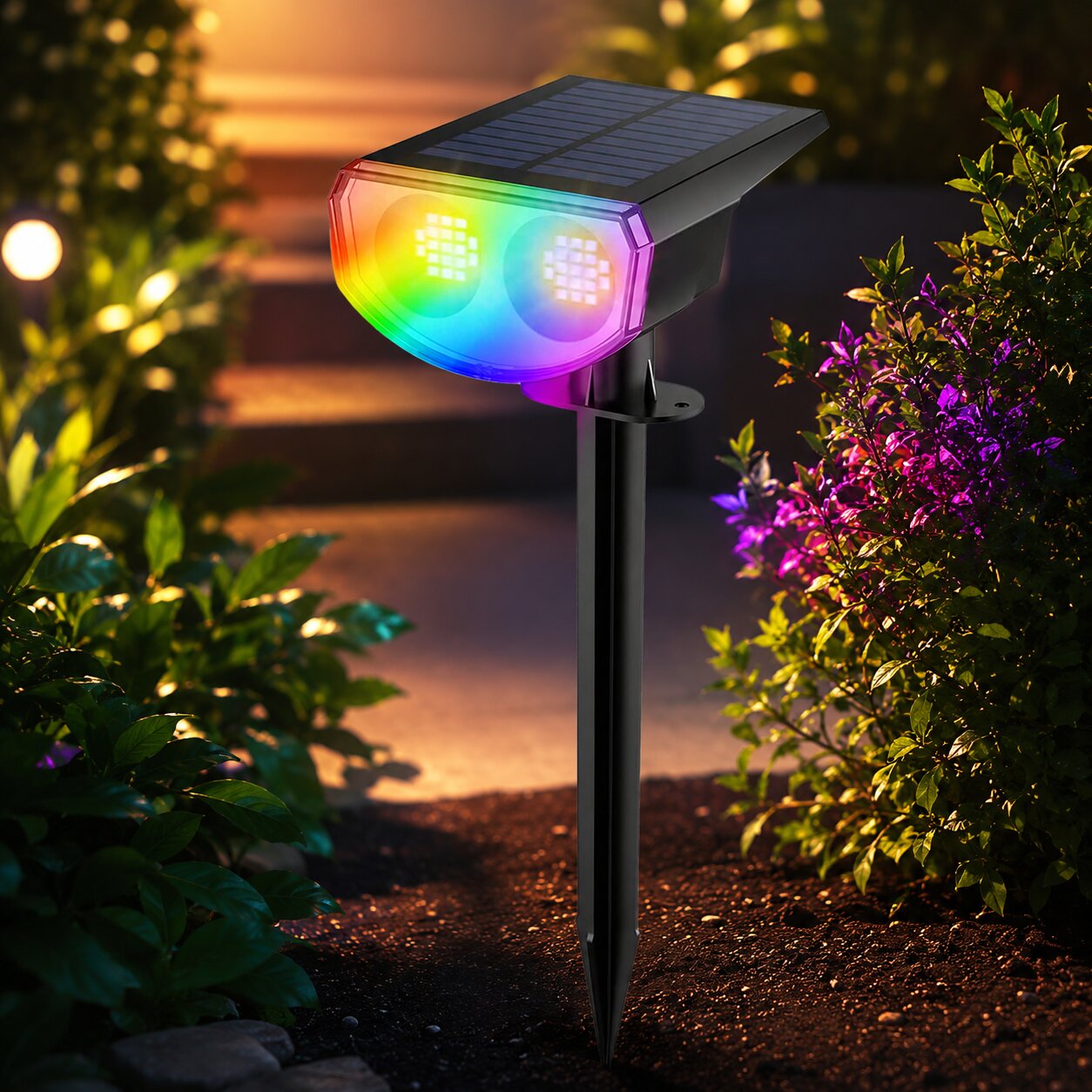 Solar Gartenstrahler für außen