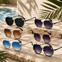 Sonnenbrille für Damen & Herren | Polarisierende Vintage Sonnenbrille | Achtkant
