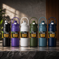 Thermosflasche mit Strohhalm | Frostquell