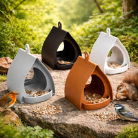 Vogelfutterstation zum Aufhängen | Vogelfutterspender für draußen | Futterkranz