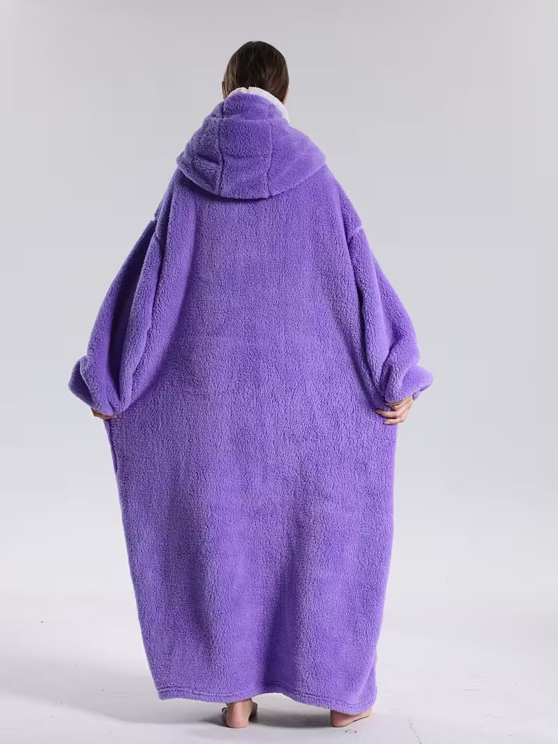 Hoodie Decke | Decke mit Ärmeln | Tragbarer Decken Pullover