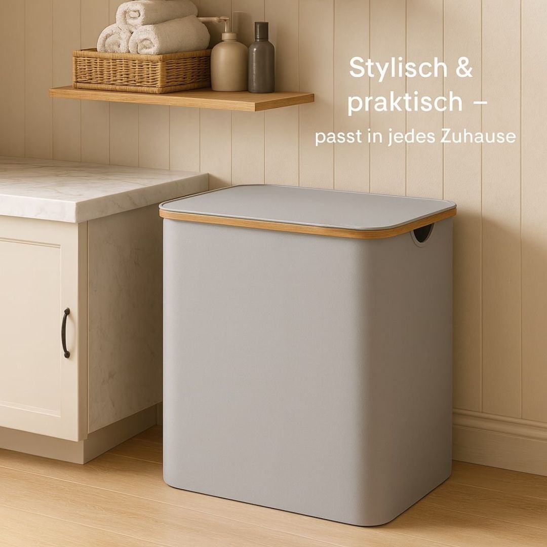 Wäschekorb mit Deckel