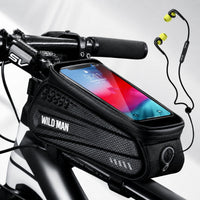 Wasserdichte Fahrradtasche mit Handyhalterung | Rahmenwacht