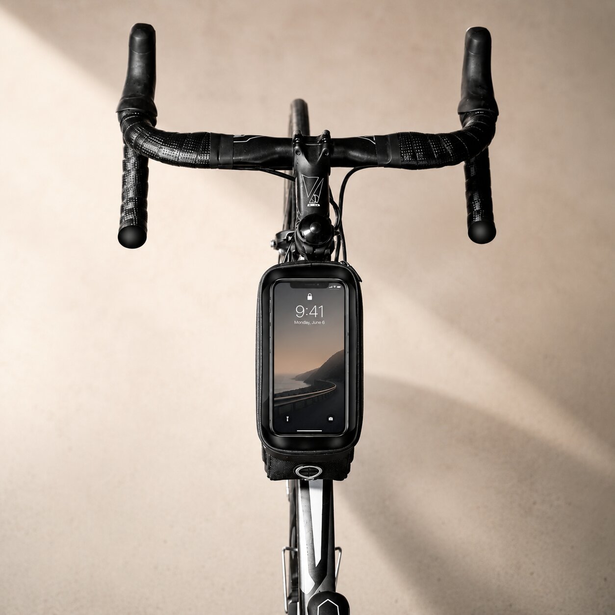 Wasserdichte Fahrradtasche mit Handyhalterung