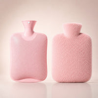 Warmwaterkruik met zachte pluche hoes | PlushWarmth